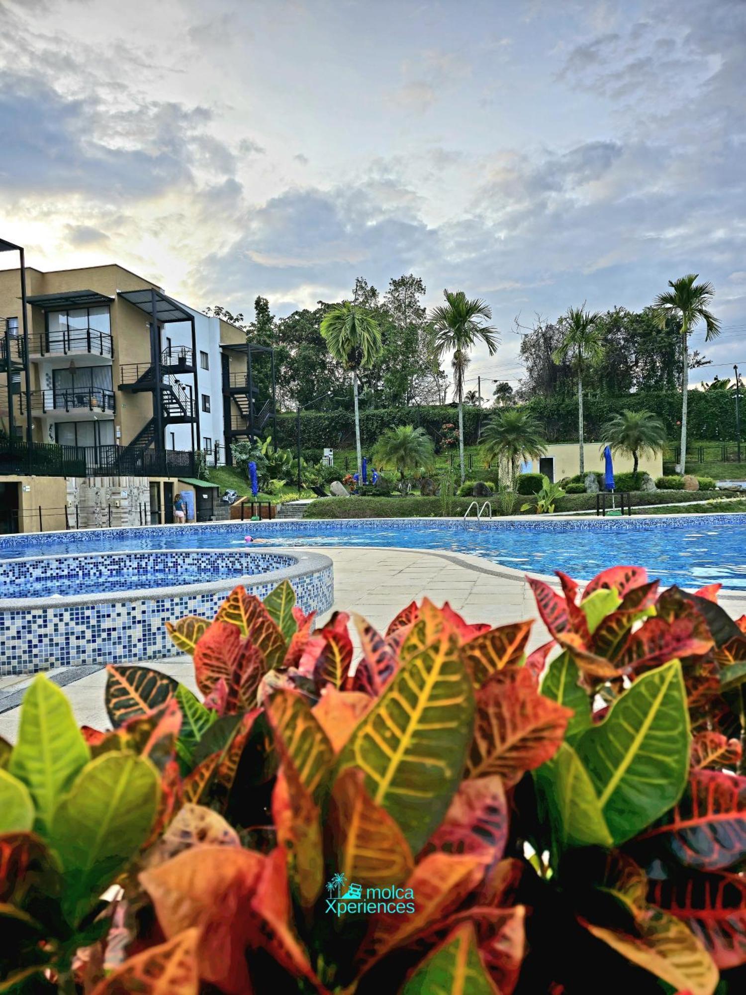 Apartamento Privado Vacacional A 5M Del Aeropuerto, 20 Minutos Del Parque Del Cafe Y Centro De Armenia Con 4 Piscinas, 3 Jacuzzi, Sauna By Molca Xperiences 2H Kültér fotó